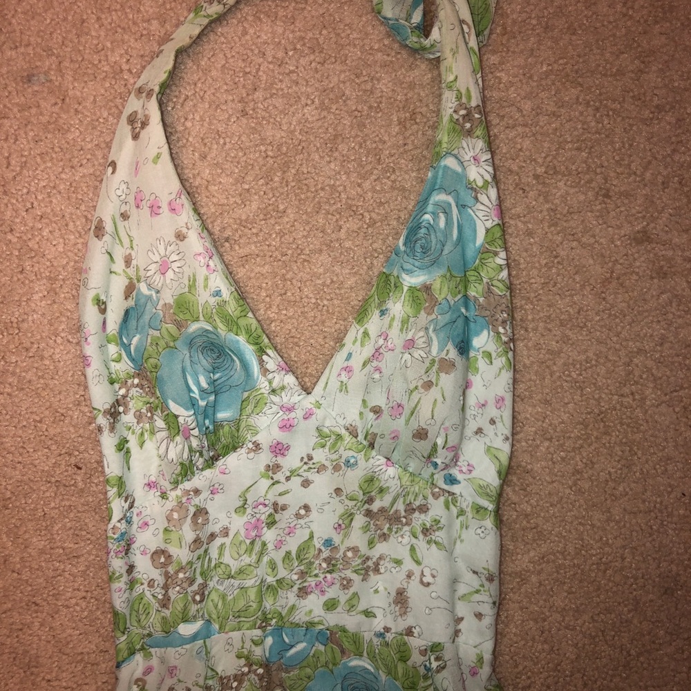 floral maxi dress